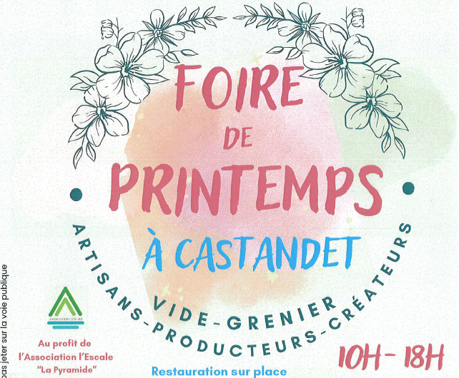 19.04.2026 FOIRE DE PRINTEMPS – castandet