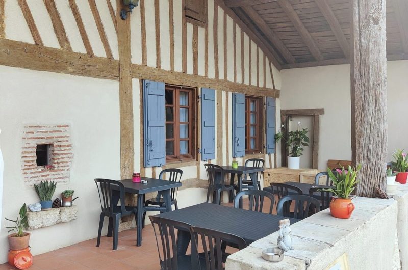 2023 – RETJ – L’Auberge de la Hournère – Terrasse – ©L’Auberge de la Hournère