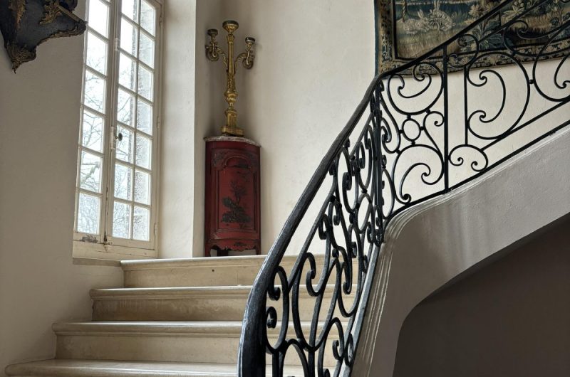 2024 – MAUV – Château de Briat – Escalier – ©OT Landes d’Armagnac – LT