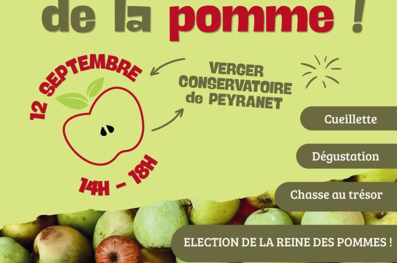 AFFICHE FETE DE LA POMME