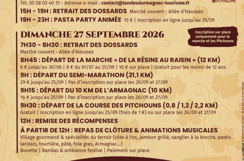 Affiche Chai ouvert 2026 (Verso)