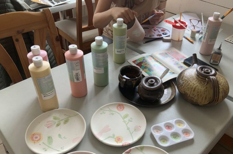 Argiles Café Céramiques peinture