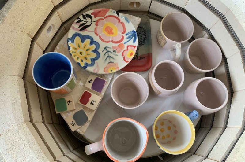 Argiles Café céramiques pots peints