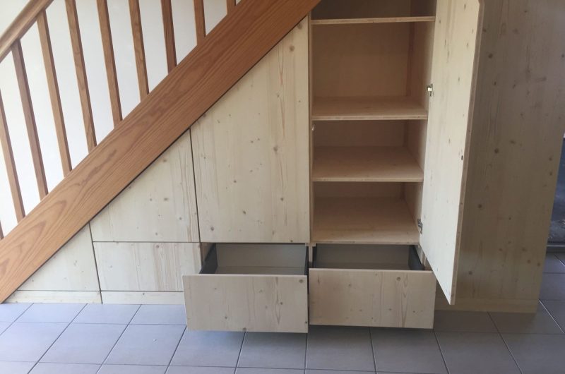 Atelier Evans Menuiseries escalier