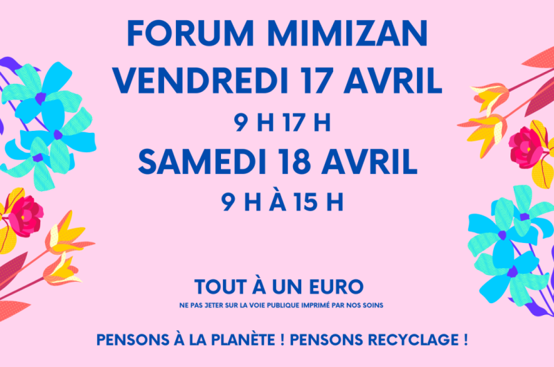 Brocante braderie Forum Mimizan vendredi 17 samedi 18 avril 9 h à 17 h – 1
