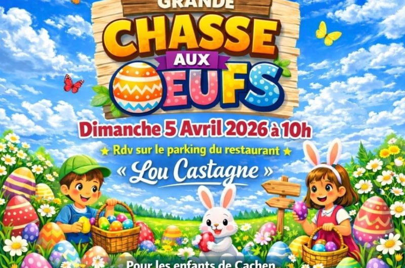 Cachen – Grande chasse aux oeufs – 5 Avril
