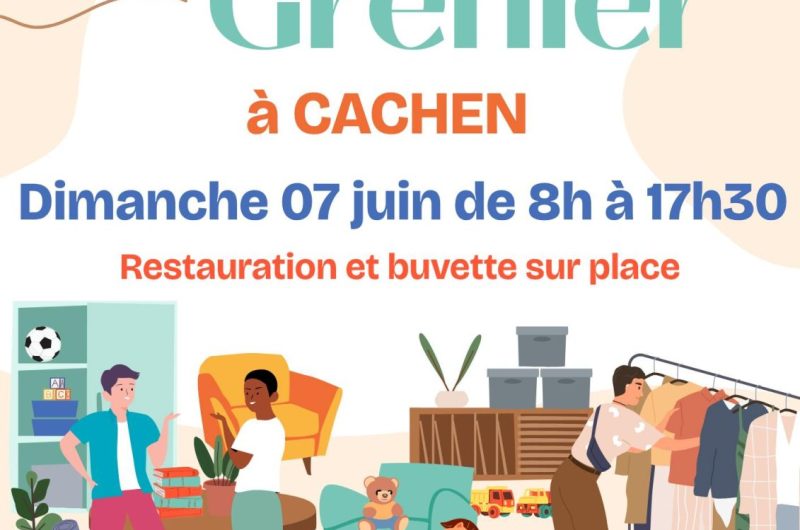 Cachen – Vide grenier – 7 Juin
