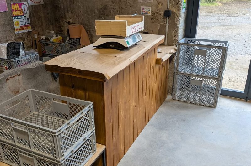Caisse ©Ferme Cadillon