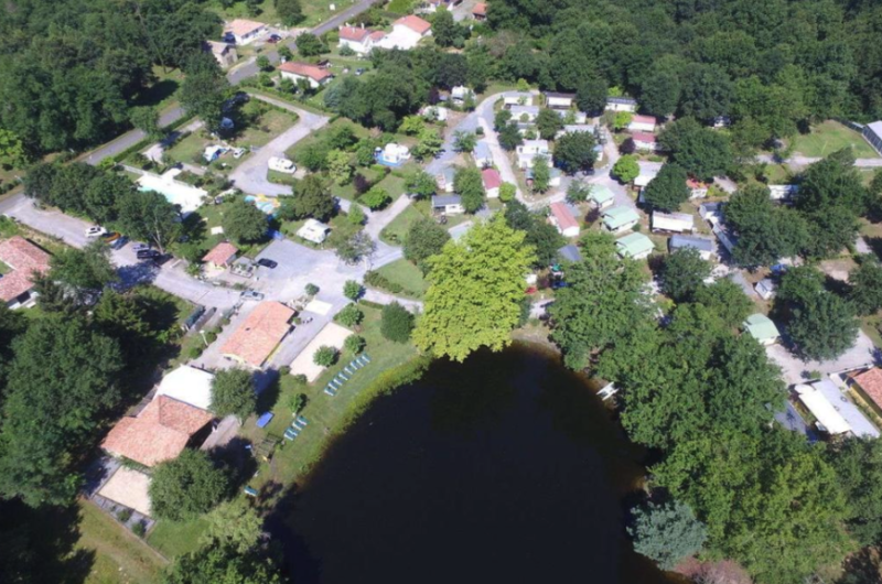 Camping de l’Etang de Laubanère drone