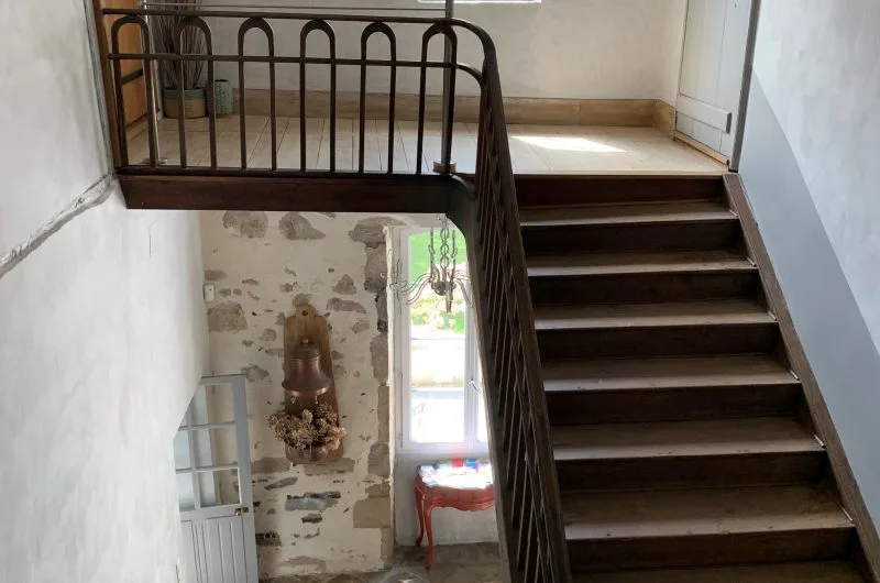 Caverie de Peyroux – accès étage