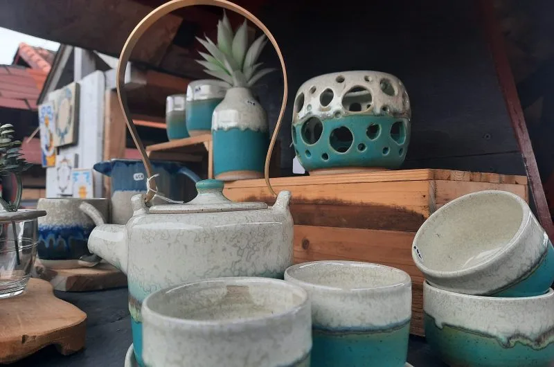 Céramique Biscarrosse vert3