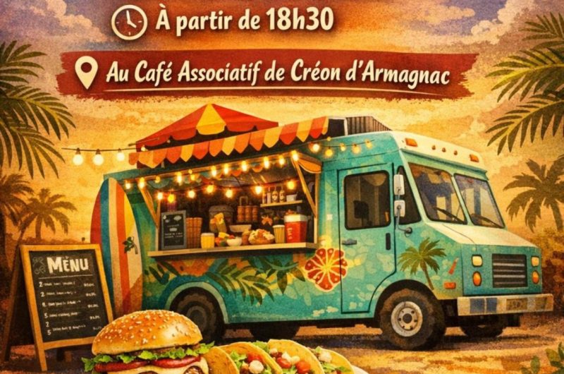 Créon d’Armagnac – Foodtruck Coco Bohème – 3 Avril