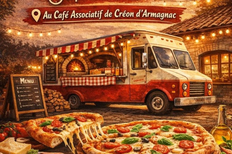 Créon d’Armagnac – Foodtruck pizza – 17 Avril