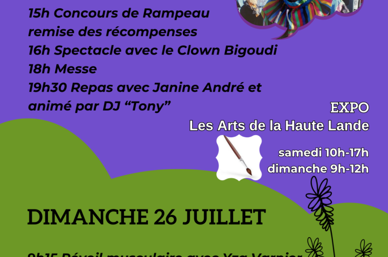 Affiche Fête Village – 2