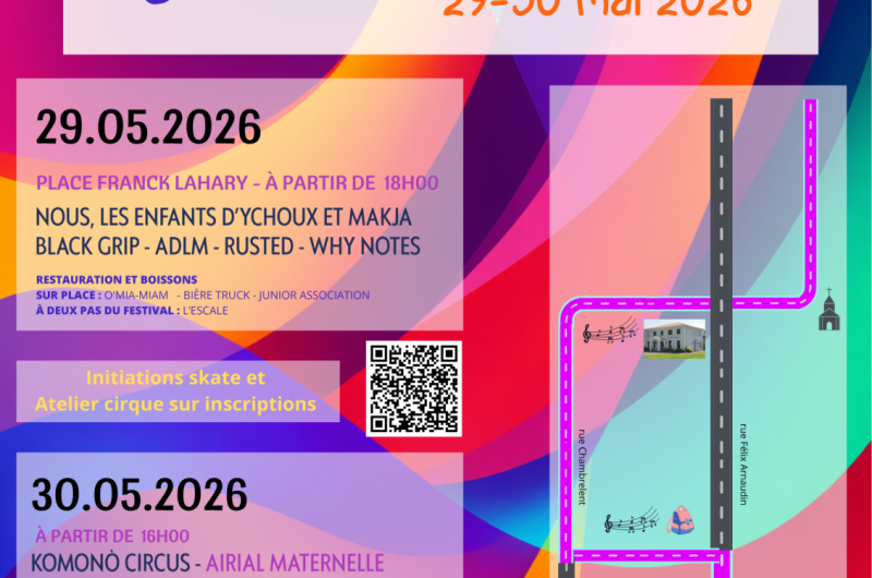 Festival Ychoux en scènes 2026 – Festival affiche générale 2026