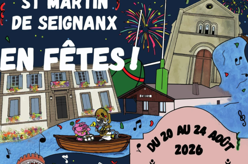 Retouches visuels Tourinsoft animations – Fêtes de St Martin-de-Seignanx