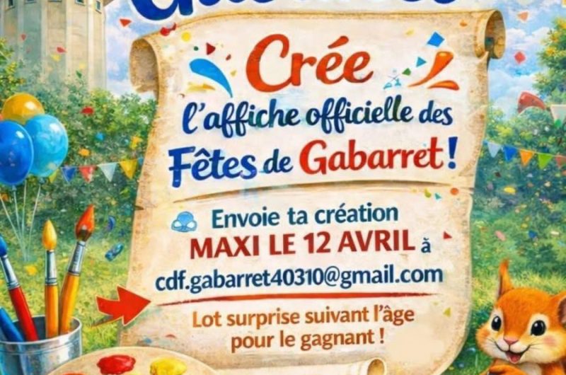 Gabarret – Concours affiche des fêtes 2026