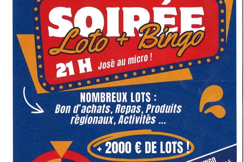 Gabarret – Soirée Loto & Bingo – 10 Avril