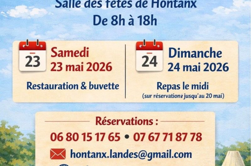 Hontanx – Vide greniers – 23 Mai