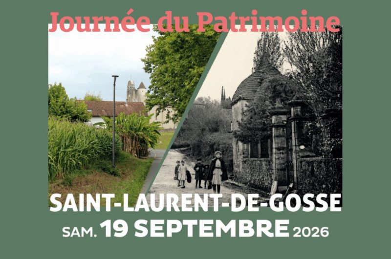 Retouches visuels Tourinsoft animations – Journées du patrimoine St Laurent de Gosse