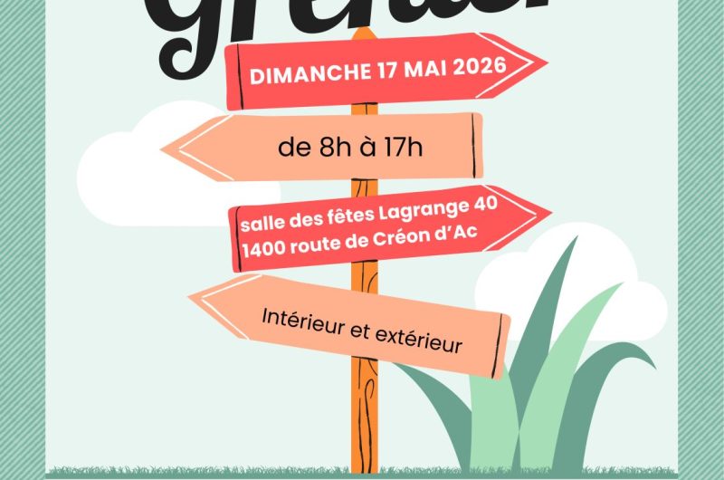 Lagrange – Vide grenier – 17 Mai