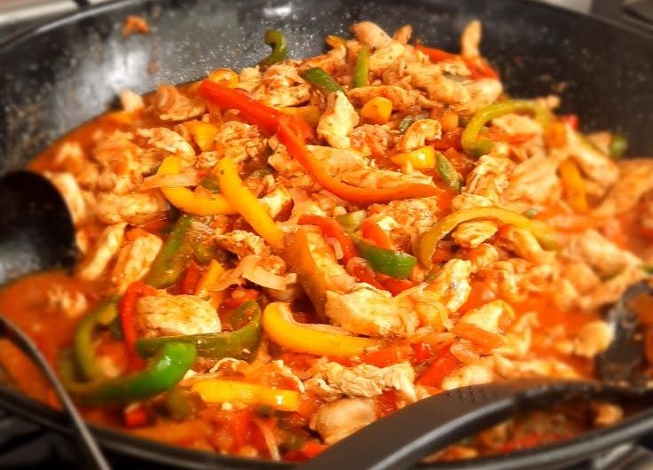 Le Vélo Bleu Poulet basquaise