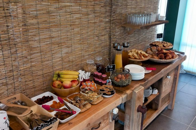 Les jardins de l’océan  Buffet de la salle de petit déjeuner