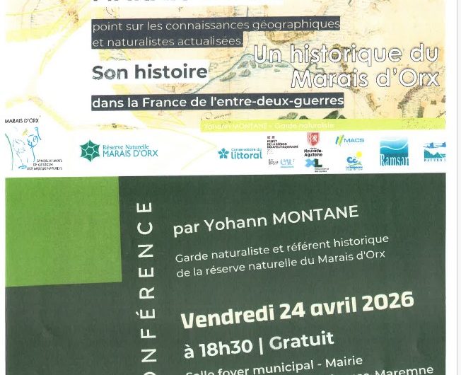 Marais d’orx conférence
