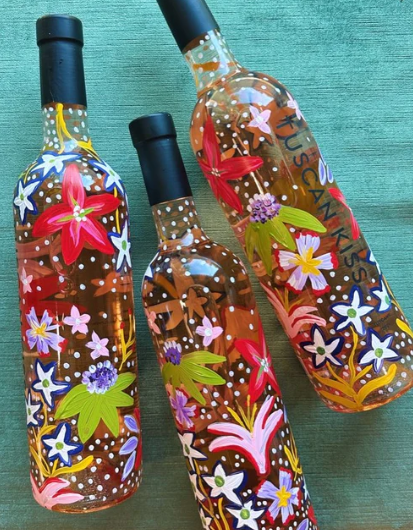 Peinture sur bouteille 18 AVRIL