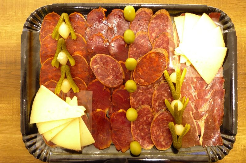 Plateau charcuterie 100% ibérique Pata Negra et fromage Manchego AOP