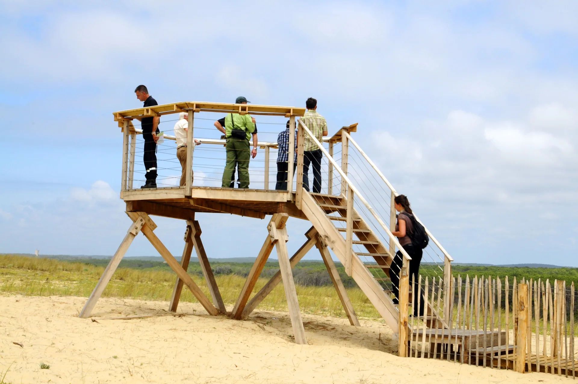 A Mimizan Plage, sentier de découverte „l’Etang de la Mailloueyre“