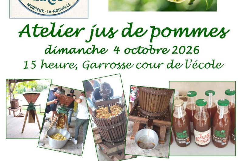 atelier jus de pommes