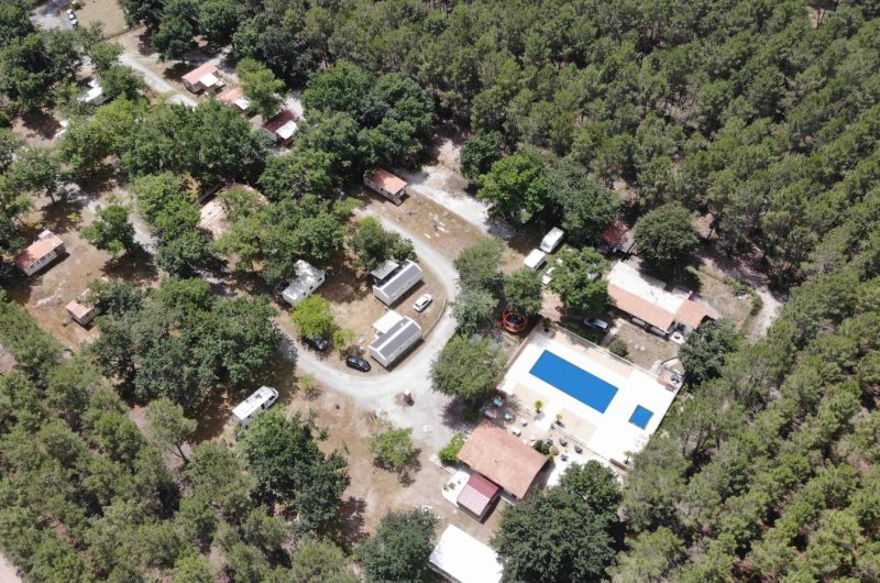 camping nature landes