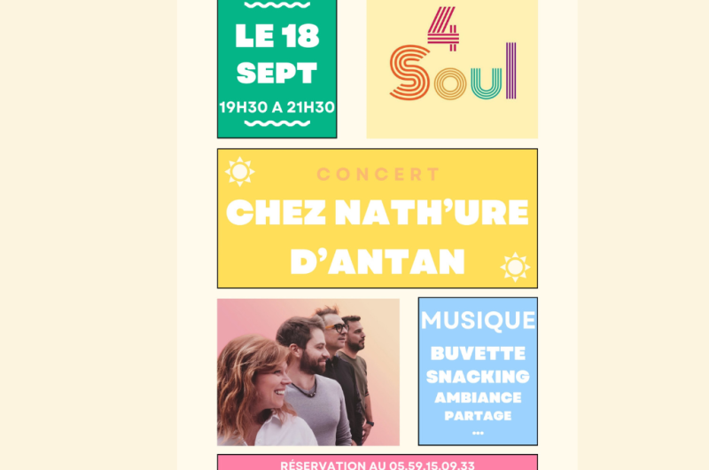 Retouches visuels Tourinsoft animations – concert biaudos
