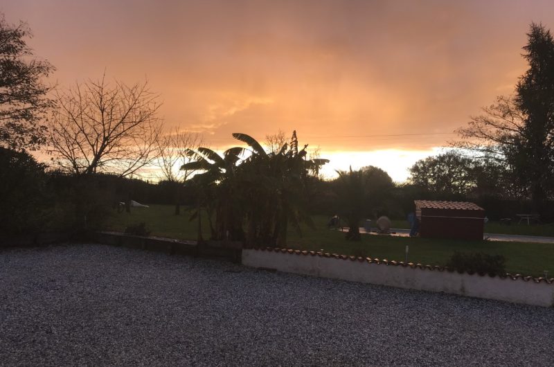 coucher de soleil sur le domaine 1
