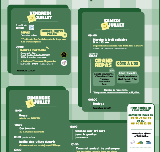 fête de Maylis 24-26  JUILLET