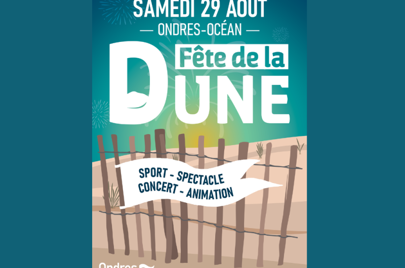 Retouches visuels Tourinsoft animations – fête de la dune ondres
