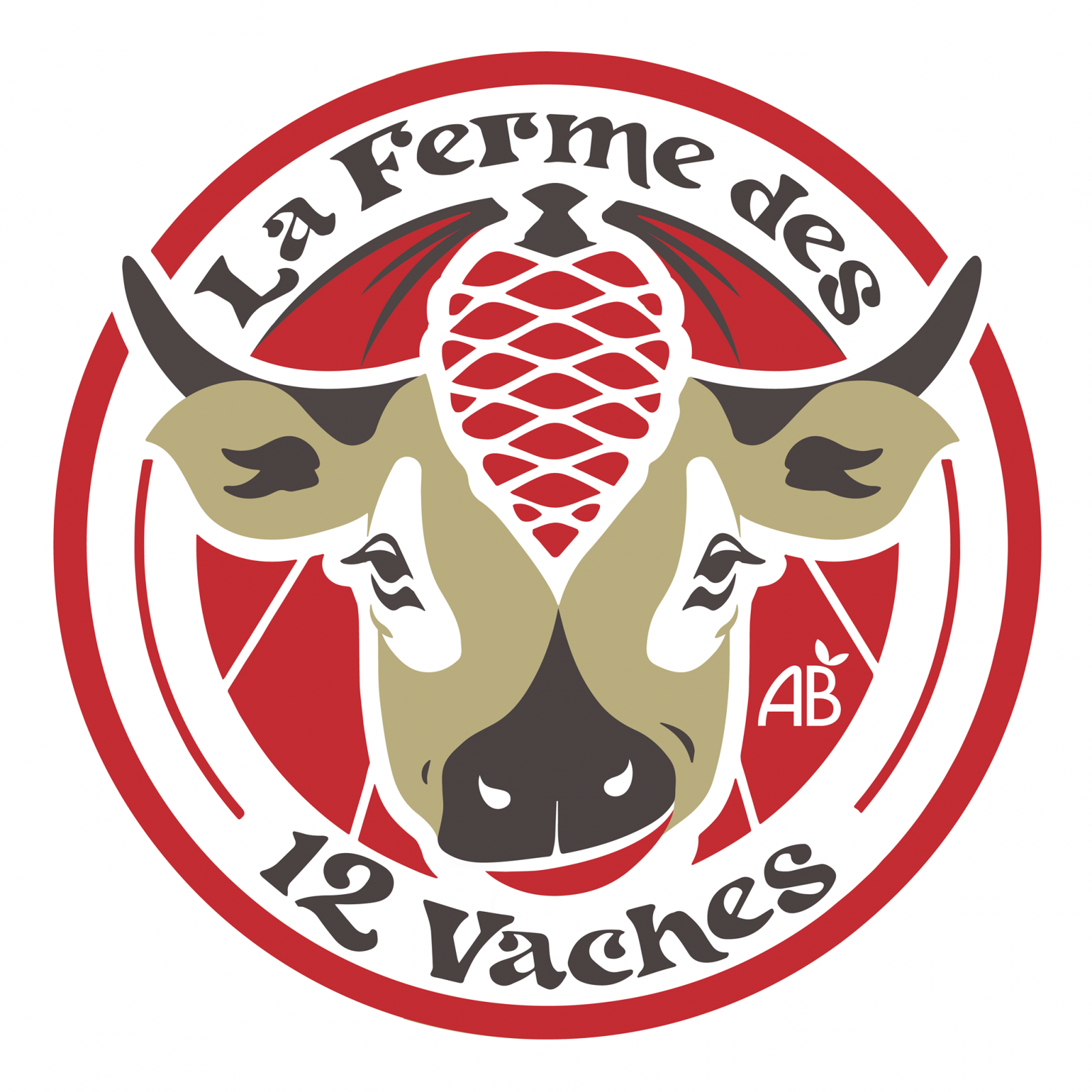 logo ferme des vaches