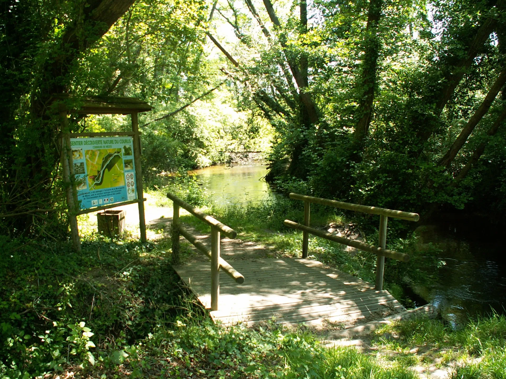 A Mézos, sentier d’interprétation du Courlis