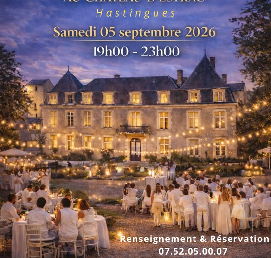 soirée blanche estrac